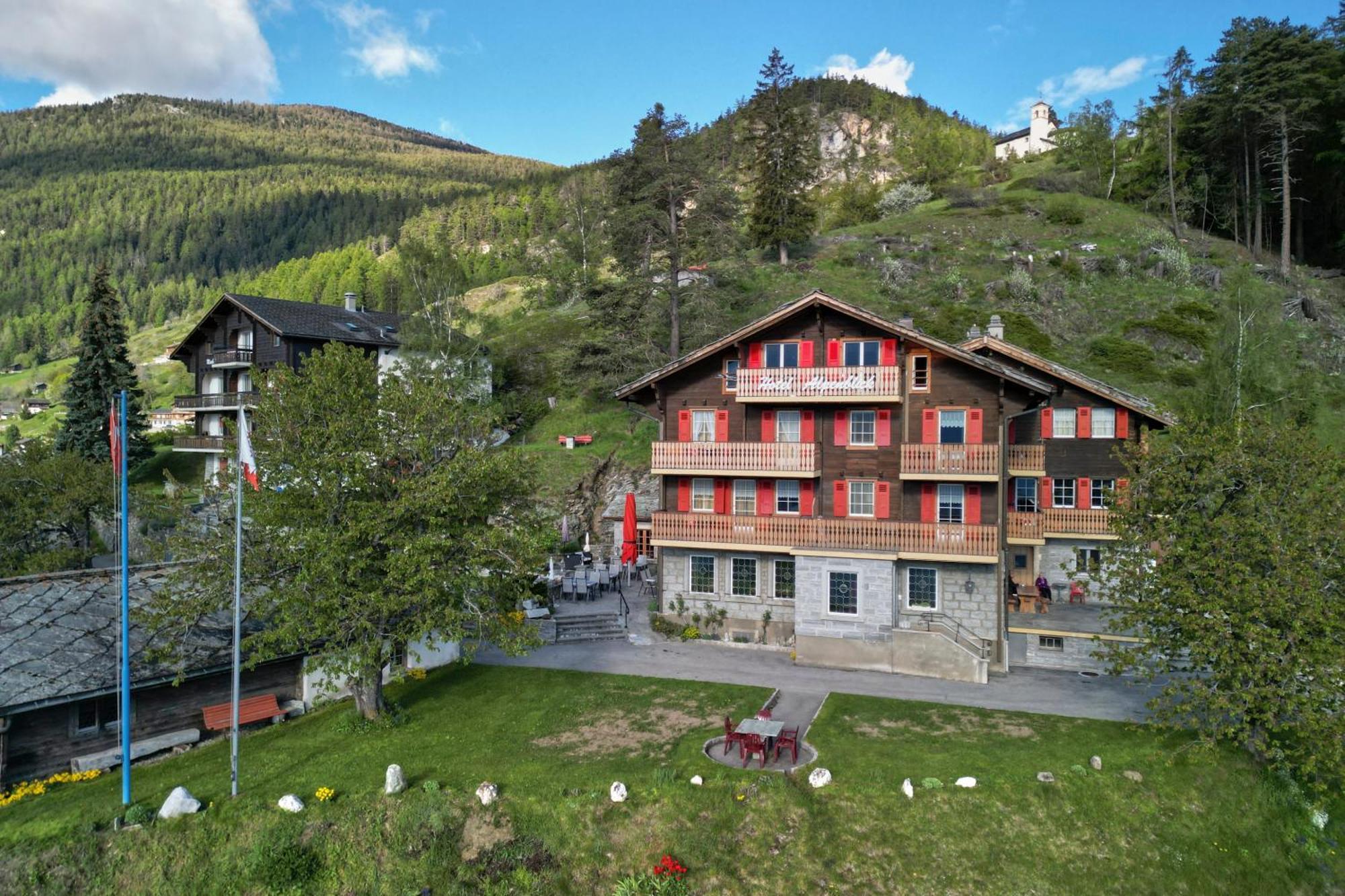Hotel Alpenblick Zeneggen Exterior foto