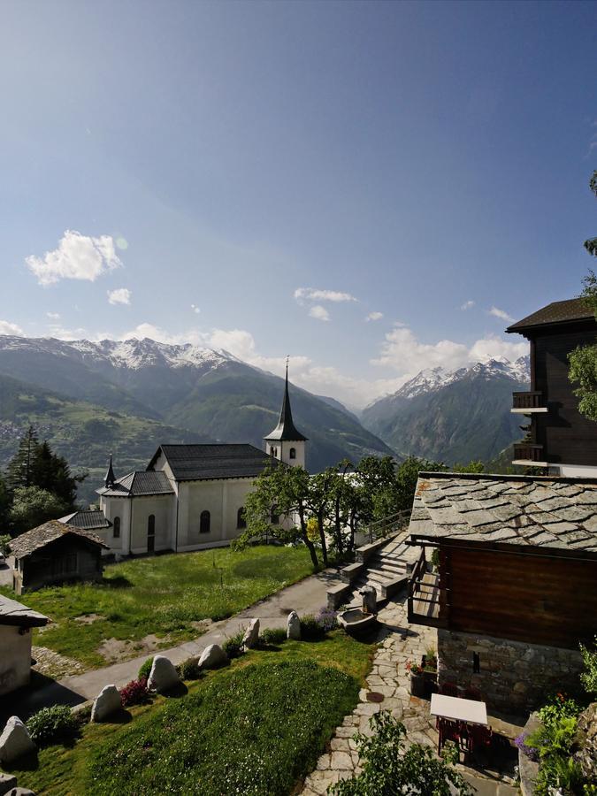 Hotel Alpenblick Zeneggen Exterior foto