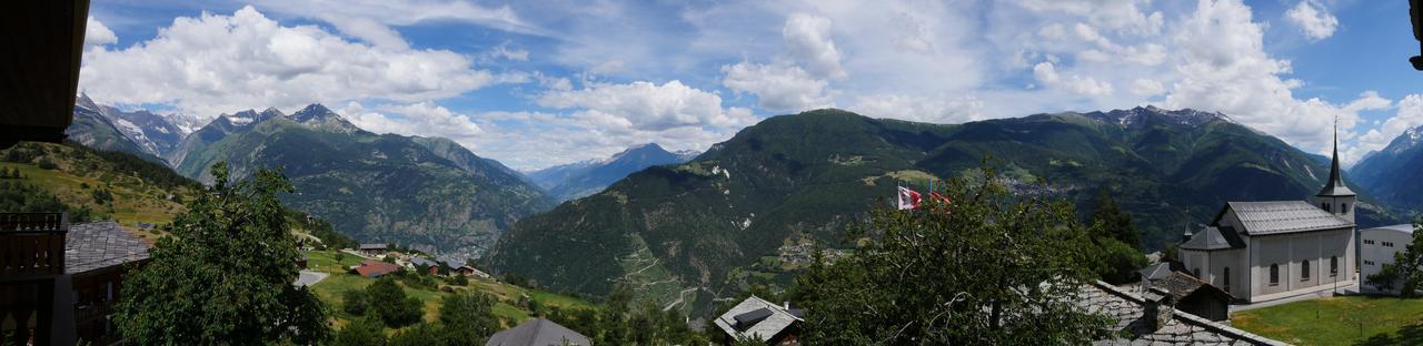 Hotel Alpenblick Zeneggen Exterior foto